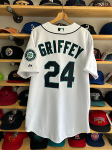 Vintage Majestic Ken Griffey Jr Seattle Mariners Home Authentic Jersey 48 XL