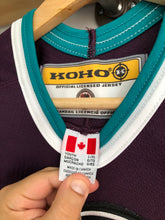 Load image into Gallery viewer, Vintage KOHO Anaheim Mighty Ducks Jersey Youth Size L/XL
