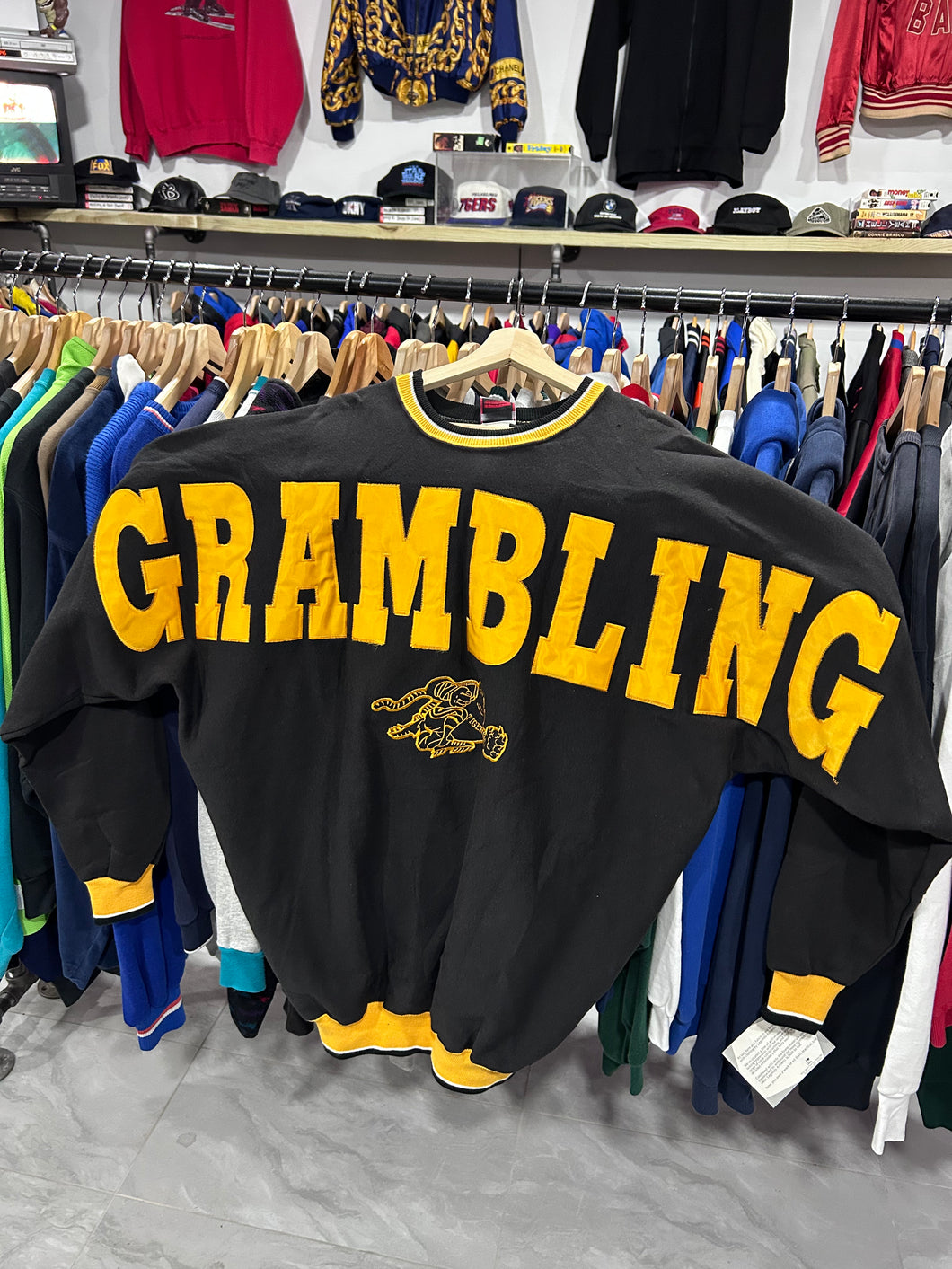 Vintage Grambling Tigers All Over Spellout Legends Athletics Sweater Size 2XL