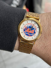 Load image into Gallery viewer, Vintage 1992 Bulova Sportstime New York Mets Men’s Quartz Dress Watch
