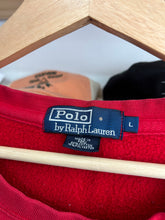 Load image into Gallery viewer, Vintage Polo Ralph Lauren Hockey  Bear Crewneck Sweater L / XL
