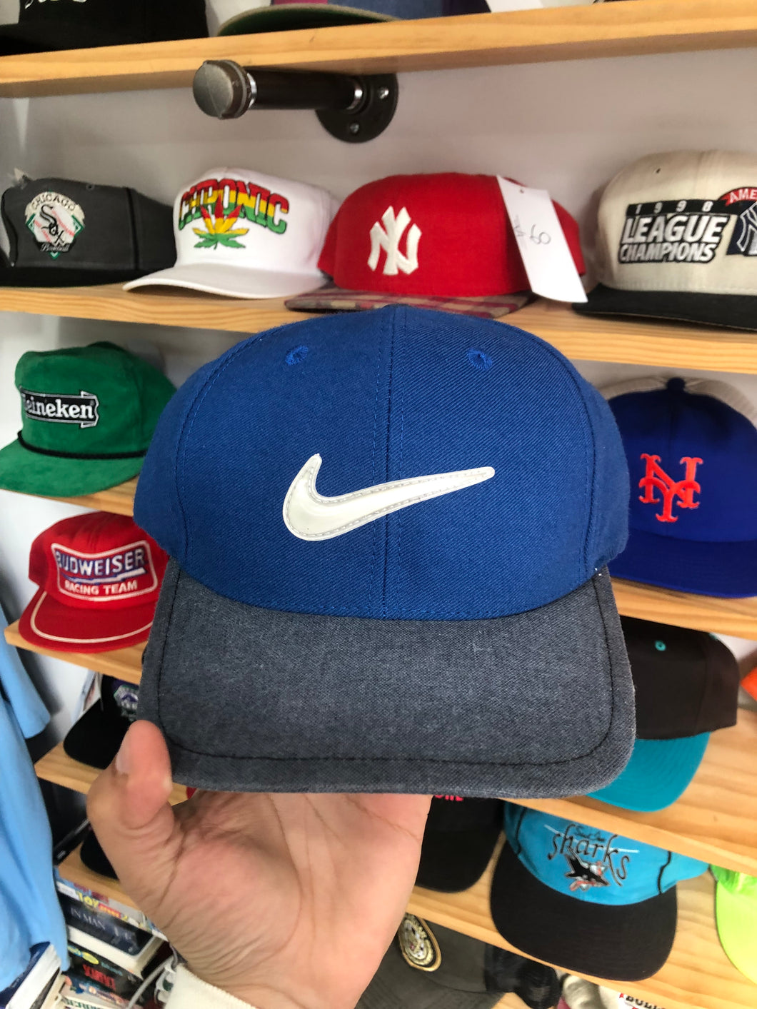 Vintage Nike Swoosh Logo Snapback