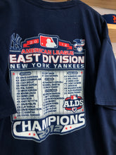 Load image into Gallery viewer, 2012 ALDS New York Yankees Champions Parking Lot Boot Tee Size 2XL

