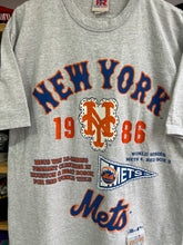 Load image into Gallery viewer, Vintage 1996 Team Rated New York Mets Cooperstown Collection 1986 WS Tee Large
