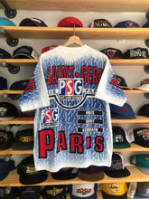 Load image into Gallery viewer, Vintage Nutmeg Paris Saint Germain Soccer PSG AOP Tee Size Large
