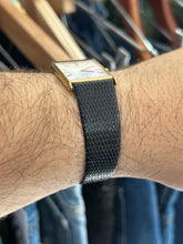 Load image into Gallery viewer, Vintage 1985 Seiko Lassale Men’s Gold Ultra Thin Tank Watch
