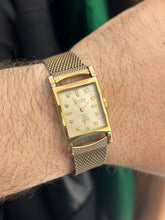 Load image into Gallery viewer, Vintage 1950s Gruen Precision Tank Small Seconds 10k RGP Hand Wind Watch
