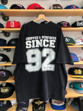 Load image into Gallery viewer, Vintage DJ Screw Chopped &amp; Screwed Since 92 Tee Size 2XL/3XL
