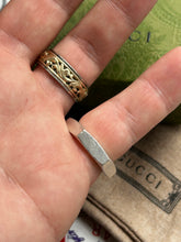 Load image into Gallery viewer, GUCCI .925 Silver Hexagon Ring Size 9.5
