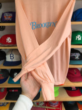 Load image into Gallery viewer, Vintage Brooklyn Spellout Long Sleeve Tee Size L/XL
