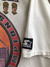 Load image into Gallery viewer, Vintage Starter Chicago Bulls 1998 NBA Finals Repeat 3-Peat Tee Size L/XL
