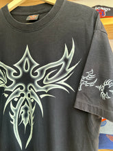 Load image into Gallery viewer, Vintage 90s Rock Eagle Tribal Design Tee Size Large
