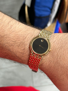 Vintage Movado Certa Men’s Gold 32MM Quartz Dress Watch
