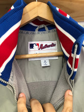 Load image into Gallery viewer, Vintage Majestic Chicago Cubs Zip Up Nylon Dugout Jacket Size Medium
