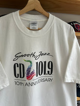 Load image into Gallery viewer, 1998 CD 101.9 Smooth Jazz 10th Anniversary Tee XL
