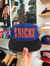 Load image into Gallery viewer, Deadstock Vintage Sports Specialties New York Knicks Spellout Velcro Strapback
