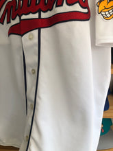 Load image into Gallery viewer, Vintage Majestic Cleveland Indians Satchel Paige Cooperstown Collection Jersey Size XL
