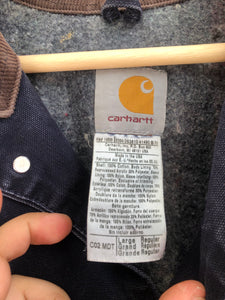 Vintage Carhartt Blanket Lined Chore Jacket Size Large