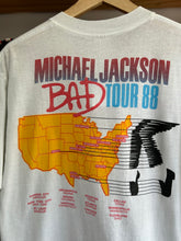 Load image into Gallery viewer, Vintage 1988 Michael Jackson BAD Tour Tee Large
