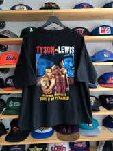 Load image into Gallery viewer, Vintage 2002 Lewis Vs Tyson Rumble On The River Boot Boxing Tee Size L/XL
