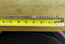 Load image into Gallery viewer, Gucci .925 Silver Curb Link GG Ghost ID Bar Bracelet
