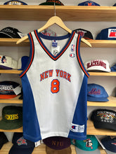 Load image into Gallery viewer, Vintage 90s Champion Knicks Latrell Sprewell Jersey Size Youth Large 14-16
