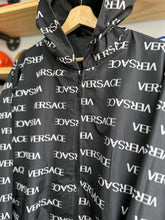 Load image into Gallery viewer, Vintage 90s Versace Jeans Couture Reversible Rainproof All Over Print Spellout Jacket XL
