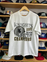 Load image into Gallery viewer, Vintage Deadstock 1991 NY / NJ Knights WFL Champions Tee XL
