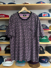 Load image into Gallery viewer, Stussy All-Over Print Skull &amp; Bones Tee Size Large

