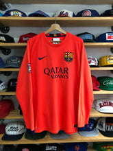 Load image into Gallery viewer, 2014 Nike F.C. Barcelona Blank Long Sleeve Jersey Size XL
