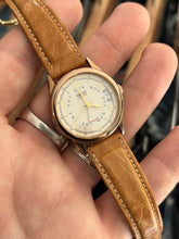 Load image into Gallery viewer, Vintage 1987 Seiko Rose Gold Day / Date Scythe Quartz Watch
