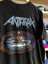 Load image into Gallery viewer, Vintage 1990 Brockum Anthrax Persistence of Time Tour Band Tee Size L/XL
