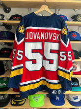 Load image into Gallery viewer, Vintage 90s Starter Florida Panthers Jovanovski Jersey 2XL
