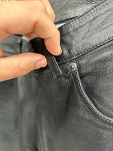 Load image into Gallery viewer, Vintage Y2K Leather Diesel Pants size 32

