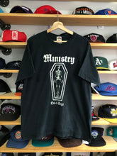 Load image into Gallery viewer, Vintage 2008 Ministry Adios MotherF**ker Band Tee Size XL
