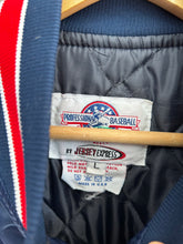 Load image into Gallery viewer, Vintage 90s / Early 2000s Brooklyn Cyclones Satin Jacket Large
