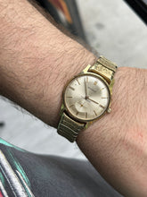 Load image into Gallery viewer, Vintage 1960s Benrus Gold Played Hand Wind Sub Dial Watch
