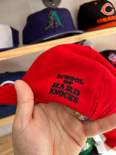Load image into Gallery viewer, Vintage Queens School of Hard Knocks Flex Fit Hat L / XL
