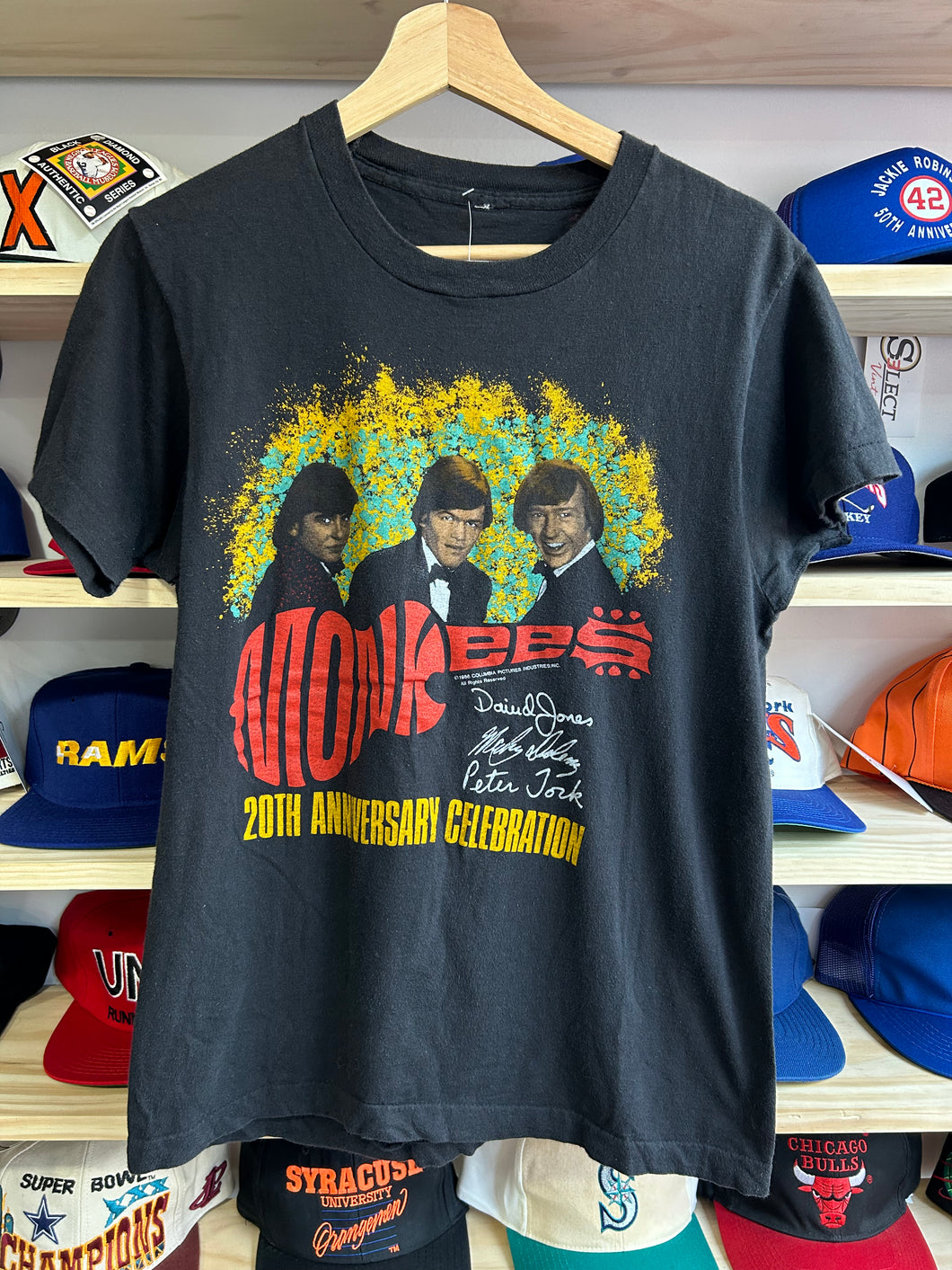 Vintage 1988 The Monkees 20th Anniversary Tee Small