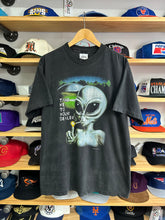 Load image into Gallery viewer, Vintage 1998 Stanley DeSantis Take Me to Your Dealer Alien Tee Large
