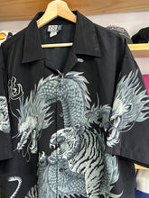 Load image into Gallery viewer, Vintage Y2K Chinese Dragon / Tiger Button Down Shirt XL
