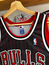 Load image into Gallery viewer, Vintage Champion Chicago Bulls Michael Jordan Pinstripe Authentic Jersey 44 Large
