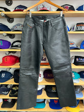 Load image into Gallery viewer, Vintage Y2K Leather Diesel Pants size 32
