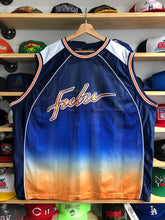 Load image into Gallery viewer, Vintage Fubu Blue/Silver/Orange Gradient Basketball Jersey Size 3XL

