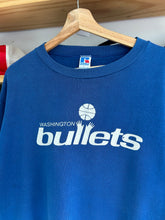 Load image into Gallery viewer, Vintage Russell Athletic Washington Bullets Team Issued Warmup Crewneck Large

