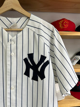 Load image into Gallery viewer, Vintage Majestic New York Yankees Bernie Williams Pinstripe Jersey Large
