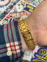 Load image into Gallery viewer, Vintage 90s Pierre Cardin Gold 26MM Tank Quartz Watch
