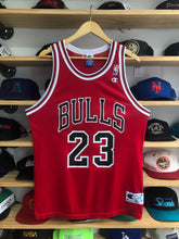 Load image into Gallery viewer, Vintage Champion Chicago Bulls Michael Jordan Jersey Size 44/Large
