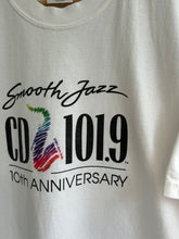Load image into Gallery viewer, 1998 CD 101.9 Smooth Jazz 10th Anniversary Tee XL
