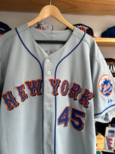 Load image into Gallery viewer, Vintage Majestic Pedro Martinez Road Gray New York Mets Authentic Jersey Sz 52 XXL
